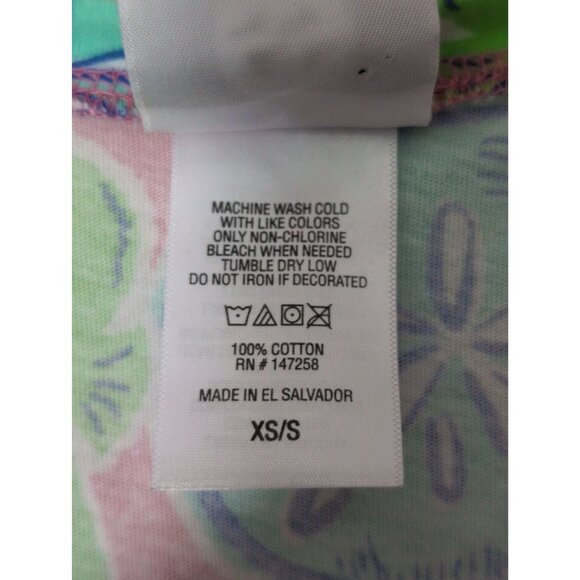 Simply Southern‎ Dress Womens XS/S Pink Seashell Print Seashore Tank Beach Vaca - Picture 5 of 7